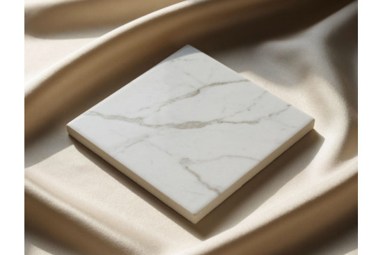 Белый керамогранит на полу в интерьере: свет, масштаб и практичность без компромиссов