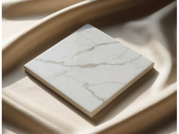 Белый керамогранит на полу в интерьере: свет, масштаб и практичность без компромиссов