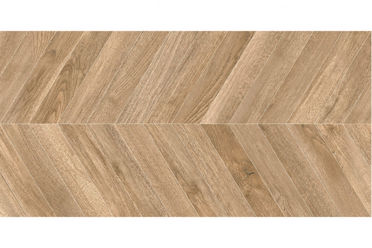 Керамогранит Walnut Chevron Light 120х60 Delacora карвинг матовый D120251M - 1