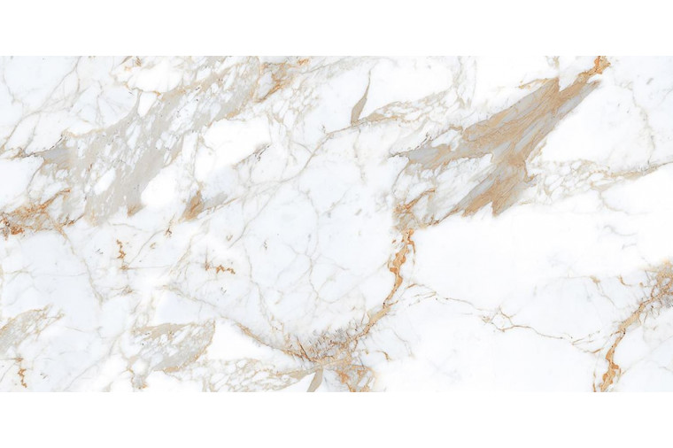 Керамогранит Marble Creamy Pie Satin белый 1200х600 от Buono - 5
