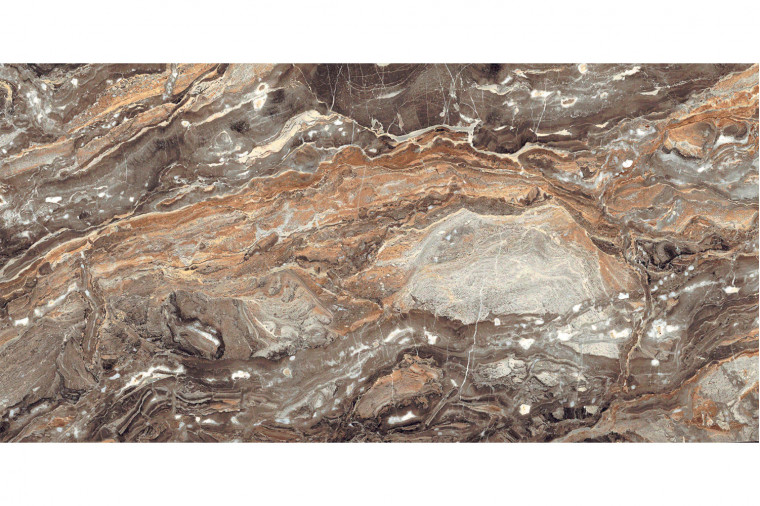 Керамогранит Jupiter Black 7930138702596 коричневый 60x120 от Eurotile - 1