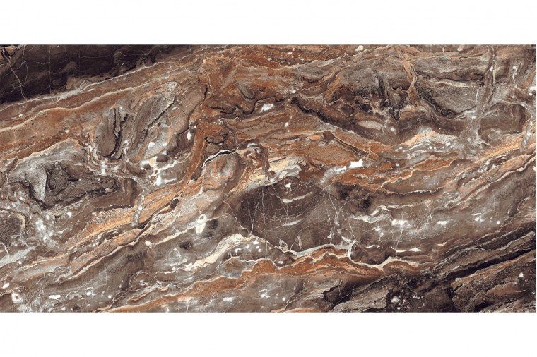 Керамогранит Jupiter Black 7930138702596 коричневый 60x120 от Eurotile - 7