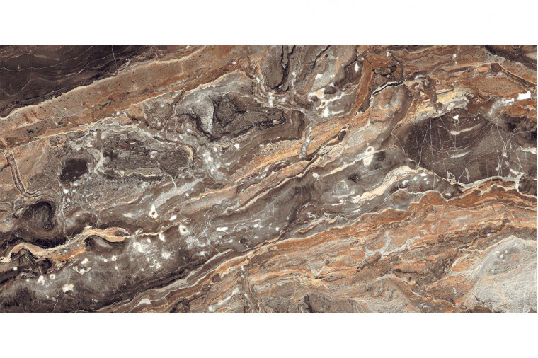 Керамогранит Jupiter Black 7930138702596 коричневый 60x120 от Eurotile - 8