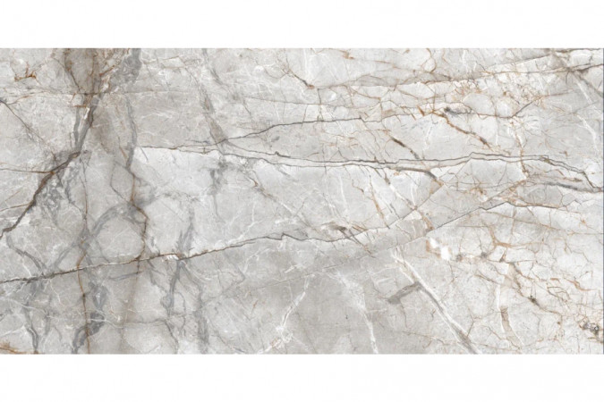 Керамогранит Petra Greystone GRS02-15MD серебристо бежевый  120х60 Gresse - 2