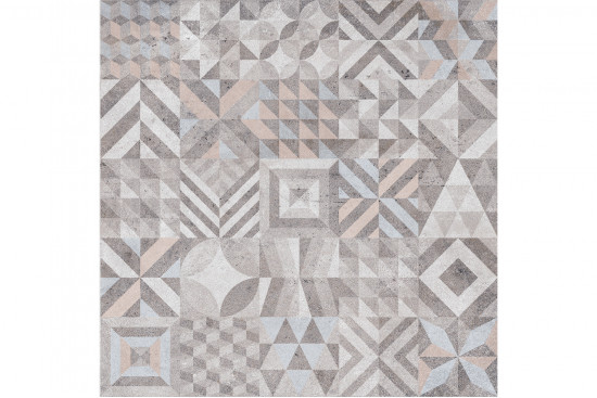 Македония 6246-0057 геометрия светло-серая 45x45