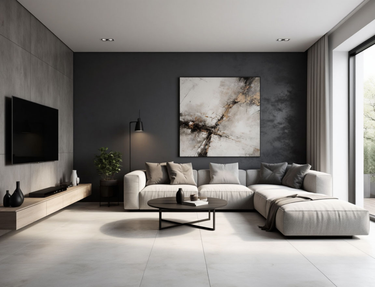 Белый керамогранит как решение для интерьера Белый керамогранит как решение для интерьера