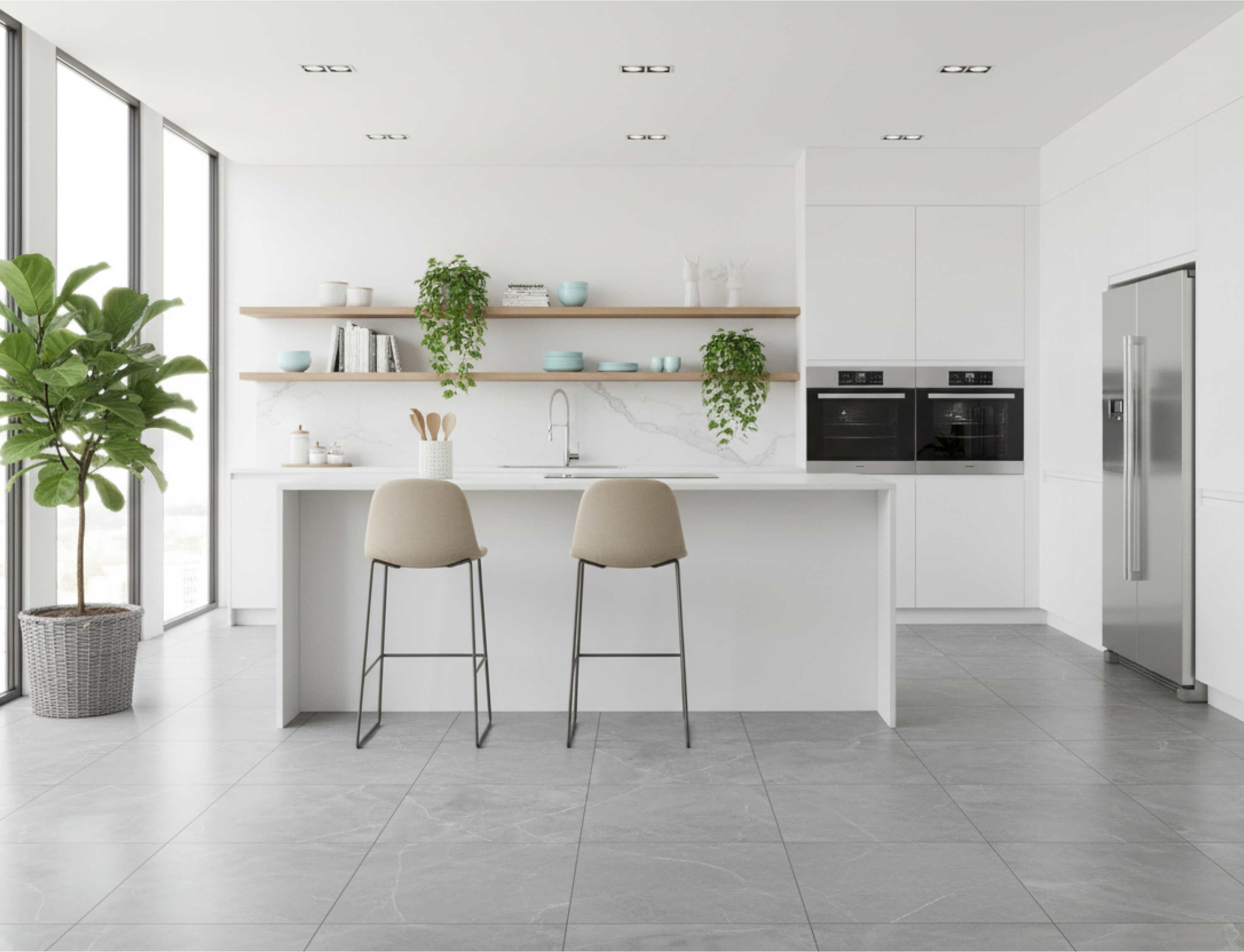 Где необходима толщина керамогранита 10 мм